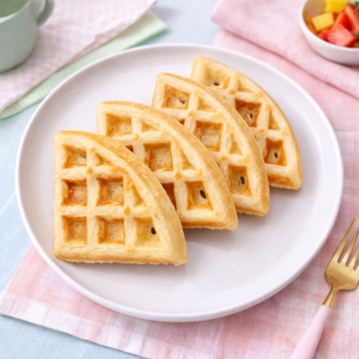 Waffles esponjosos