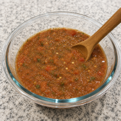 Salsa roja asada